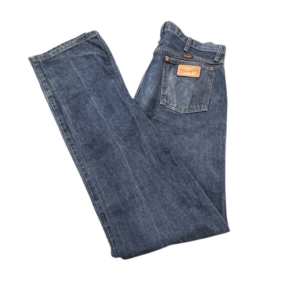 Vintage Wrangler Men's size 34x38 JEANS 100% Cotton Measures Slim Fit